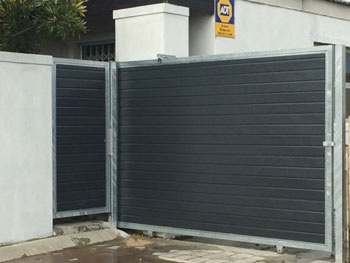 Garage Doors inside Gates